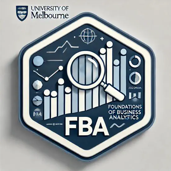 Foundations of Business Analytics